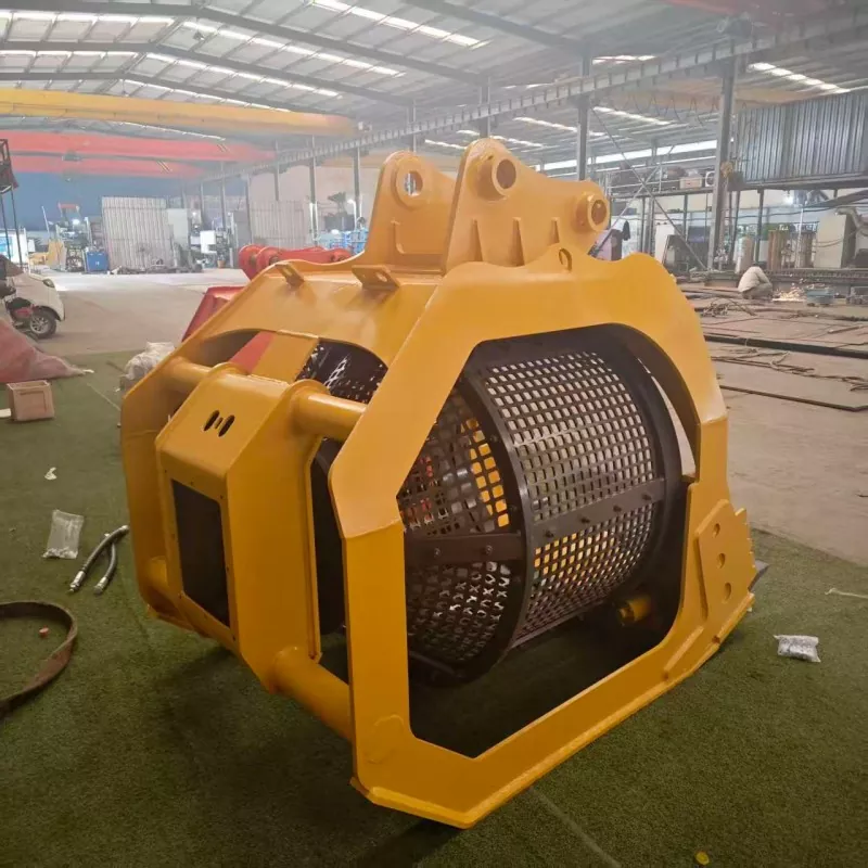 Baldi Saringan Rotary untuk Kitar Semula Sisa Pembinaan
